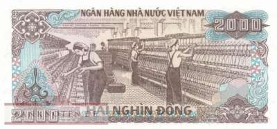 Vietnam - 2.000  Dong (#107a-1_UNC)
