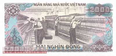 Vietnam - 2.000  Dong (#107a-2_UNC)