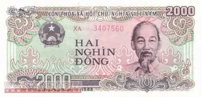 Vietnam - 2.000 Dong (#107b_UNC)