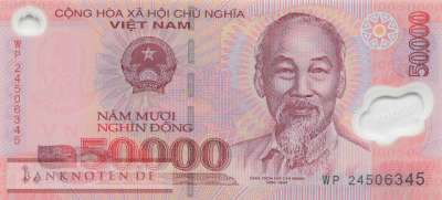 Vietnam - 50.000  Dong (#121r_UNC)