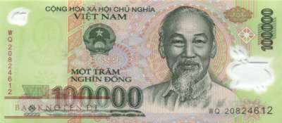 Vietnam - 100.000  Dong (#122q_UNC)