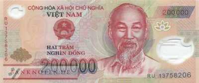 Vietnam - 200.000  Dong (#123f_UNC)