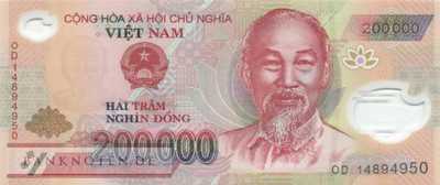 Vietnam - 200.000  Dong (#123g_UNC)