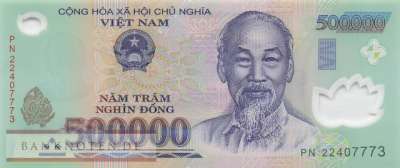 Vietnam - 500.000  Dong (#124r_UNC)
