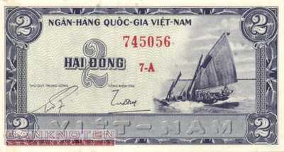 Vietnam, South - 2  Dong (#012a_UNC)