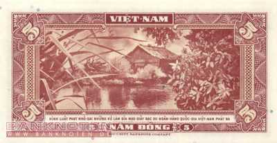 Vietnam, South - 5  Dong (#013a_UNC)