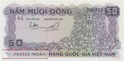 Vietnam/Süd - 50  Dong (#017a_XF)