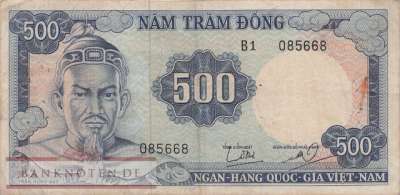 Vietnam/Süd - 500  Dong (#023a_F)