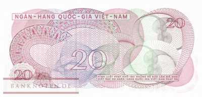 Vietnam, South - 20  Dong (#024a_UNC)