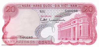 Vietnam, South - 20  Dong (#024a_UNC)