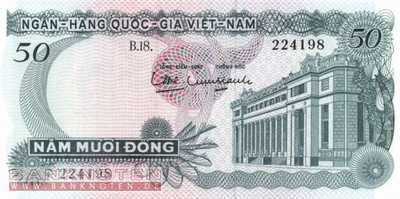 Vietnam, South - 50  Dong (#025a_UNC)