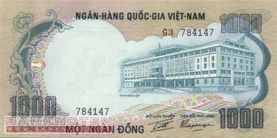 Vietnam/Süd - 1.000  Dong (#034a_UNC)