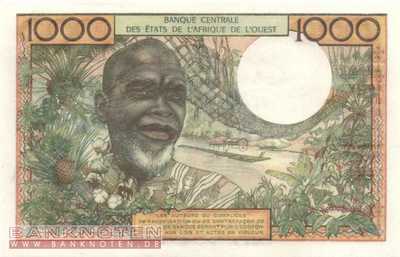Ivory Coast - 1.000  Francs (#103Aj_UNC)