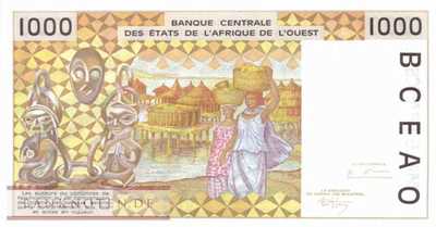 Ivory Coast - 1.000  Francs (#111Ae_UNC)