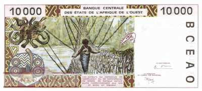 Ivory Coast - 10.000  Francs (#114Ah_UNC)