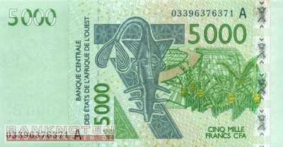 Ivory Coast - 5.000  Francs (#117Aa_UNC)