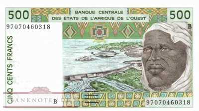 Benin - 500  Francs (#210Bi_UNC)
