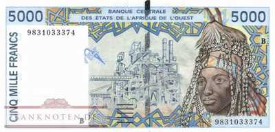 Benin - 5.000  Francs (#213Bg_UNC)