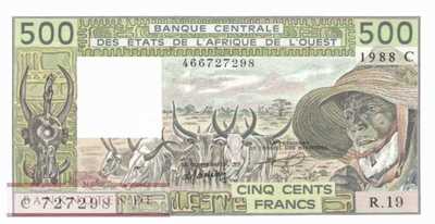 Burkina Faso - 500  Francs (#306Ca_UNC)