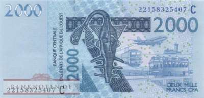 Burkina Faso - 2.000  Francs (#316Cv_UNC)