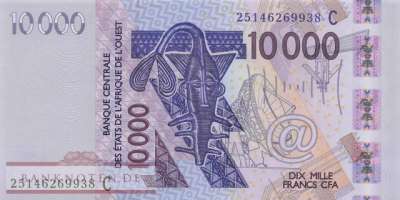 Burkina Faso - 10.000  Francs (#318Cy_UNC)