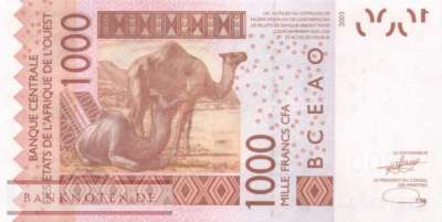 Mali - 1.000  Francs (#415Dw_UNC)