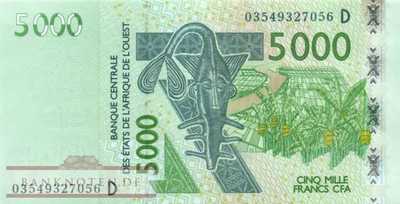 Mali - 5.000  Francs (#417Da_UNC)