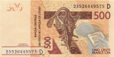 Mali - 500  Francs (#419Dl_UNC)