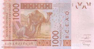 Niger - 1.000  Francs (#615Hp_UNC)