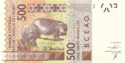 Niger - 500  Francs (#619Ha_UNC)
