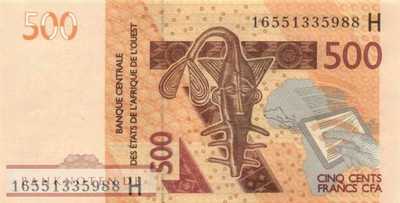 Niger - 500  Francs (#619Ha_UNC)