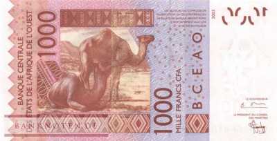 Senegal - 1.000  Francs (#715Kb_UNC)