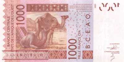 Senegal - 1.000  Francs (#715Kk_UNC)