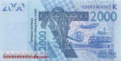 Senegal - 2.000  Francs (#716Ka_UNC)