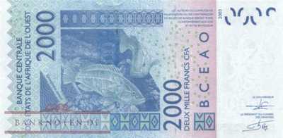 Senegal - 2.000  Francs (#716Kh_UNC)