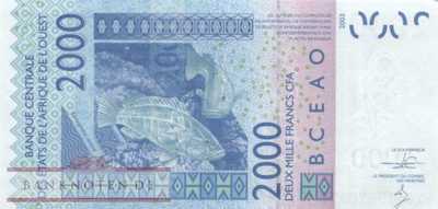 Senegal - 2.000  Francs (#716Kj_UNC)