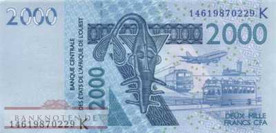 Senegal - 2.000  Francs (#716Kj_UNC)