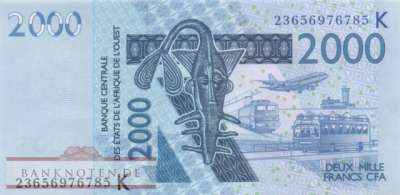 Senegal - 2.000  Francs (#716Kw_UNC)