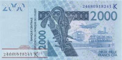 Senegal - 2.000  Francs (#716Kx_UNC)