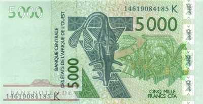 Senegal - 5.000  Francs (#717Kl_UNC)