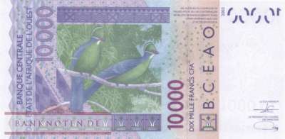Senegal - 10.000  Francs (#718Kv_UNC)