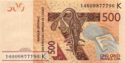 Senegal - 500  Francs (#719Kc_UNC)