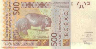 Senegal - 500  Francs (#719Kh_UNC)