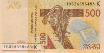 Senegal - 500  Francs (#719Kh_UNC)