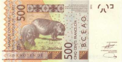 Senegal - 500  Francs (#719Kl_UNC)