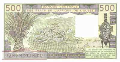 Togo - 500  Francs (#806Tj_UNC)