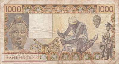 Togo - 1.000  Francs (#807Tf_F)