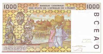Togo - 1.000 Francs (#811Tl_UNC)