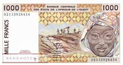 Togo - 1.000 Francs (#811Tl_UNC)