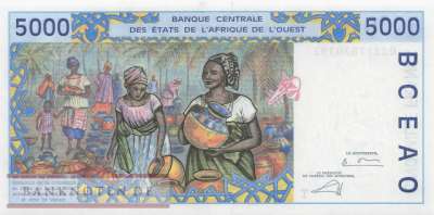 Togo - 5.000  Francs (#813Tk_XF)